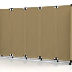 beige folding divider